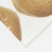 Donut verhoogde geglazuurde bakkers dozijn fleece deken (Hoek)