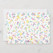 Donut Verjaardag Foto Bedankkaart (Achterkant)