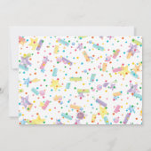 Donut Verjaardag Uitnodiging Donut Grow Up Foto (Achterkant)