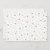 Donut Verjaardag Uitnodiging Donut Grow Up Party (Achterkant)