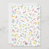 Donut Verjaardag Uitnodiging Donut Grow Up Party (Achterkant)