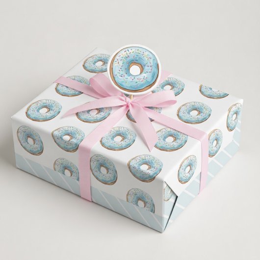 Donut Verjaardags Inpakpapier | Zoete Donut Vel