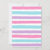 Donut verjaardagsfeest uitnodiging (Achterkant)