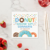 Donut Verjaardagsfeestje Servet Donut Grow Up Part (Insitu)