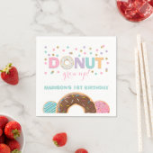 Donut Verjaardagsfeestje Servet Donut Grow Up Part (Insitu)