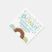 Donut Verjaardagsfeestje Servet Donut Grow Up Part (Hoek)