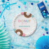 Donut Verjaardagspartij Papier Bord 7" Donut Grow  (Feest)