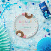 Donut Verjaardagspartij Papier Bord 7" Donut Grow  (Feest)