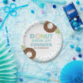 Donut Verjaardagspartij Papier Bord 7" Donut Grow (Feest)