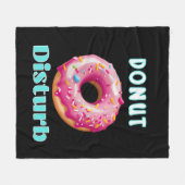 Donut Verstoor plezier Fleece Deken (Voorkant (Horizontaal))