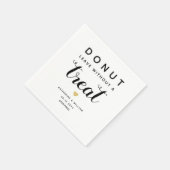 Donut Vertrek Zonder een Behandeling Moderne Trouw Servet (Hoek)