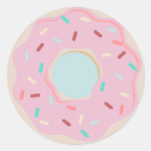 DONUT-viering BEDANKT stickers (Voorkant)