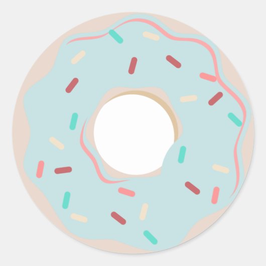 DONUT-viering BEDANKT stickers (Voorkant)