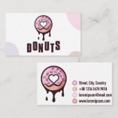 Donut-visitekaartje Visitekaartje (Voorkant / Achterkant)