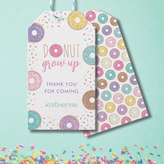 DONUT VOLWASSEN CADEAULABEL