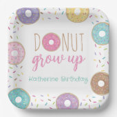 DONUT VOLWASSEN PAPIEREN BORDJE (Voorkant)