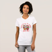 DONUT WARRY, WEES BLIJ / BIJT ME! T-SHIRT (Voorkant volledig)