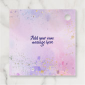 Donut Waterverf Dank u Bedankjes Labels (Achterkant)