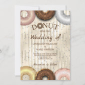 DONUT WEDDING INVITATION KAART (Voorkant)