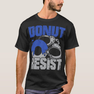 Donut weerist politiefunctionaris t-shirt