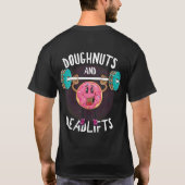 Donut-werkout voor donuts t-shirt (Achterkant)