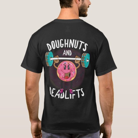 Donut-werkout voor donuts t-shirt (Achterkant)