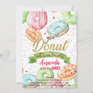 Donut wil Doughnut verjaardag missen Kaart