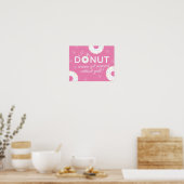 Donut wil trouwen zonder Poster (Keuken)