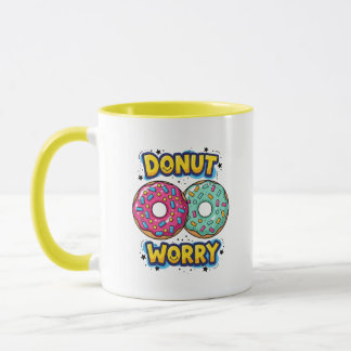 Donut Worry Coffee Mok