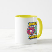 Donut Worry Coffee Mok (Voorkant rechts)