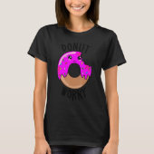 Donut Worry Cute Donut Face T-shirt (Voorkant)