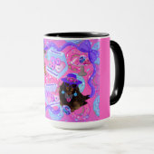 Donut Worry Doxies Koffiemok Mok (Voorkant rechts)