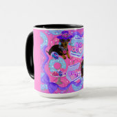 Donut Worry Doxies Koffiemok Mok (Voorkant links)