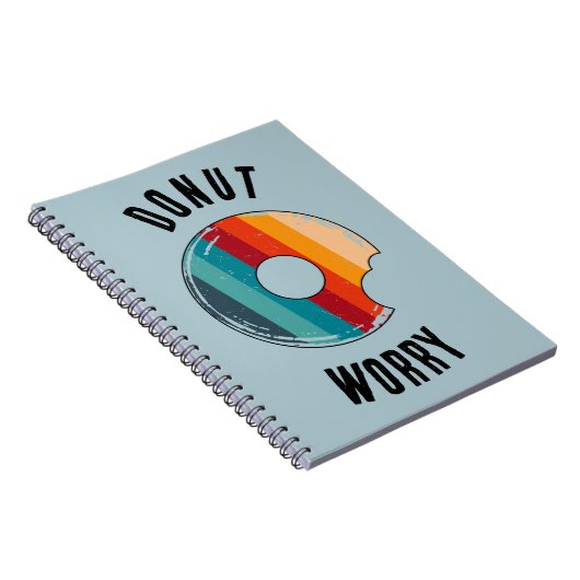 Donut Worry Green Notitieboek (Rechterzijde)