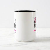 Donut Worry is Happy Tweekleurige Koffiemok (Center)