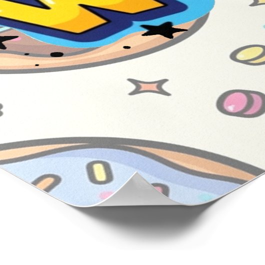 Donut Worry Poster (Hoek)