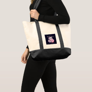 Donut Worry Schattige Kawaii Wasbeer Tote Bag