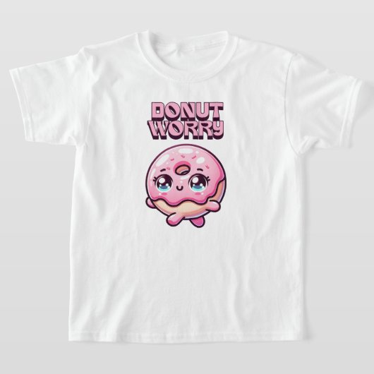 Donut Worry Schattige Punny Fun Shirt (Laagn)