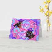 Donut Worry Sisters Kaart (Gele Bloem)