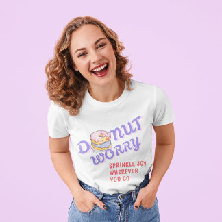 Donut Worry - Strooi Vreugde Waar Je Heen Gaat T-s Tri-Blend Shirt