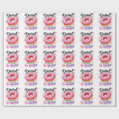 Donut Worry Wees Gelukkig Cadeaupapier (Vlak)