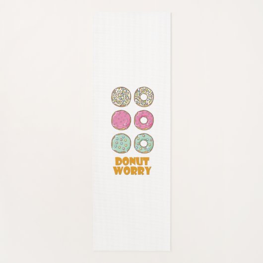Donut Worry Yoga Mat (Voorkant)