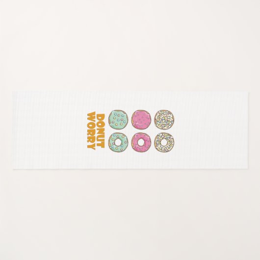 Donut Worry Yoga Mat (Voorkant (horizontaal))