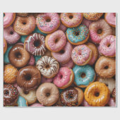 Donut Wrapping Paper Cadeaupapier (Vlak)