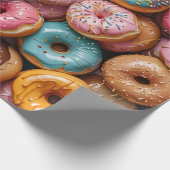 Donut Wrapping Paper Cadeaupapier (Hoek)