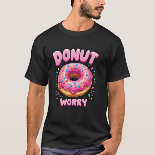 Donut Zorgen Strooisel T-shirt (Voorkant)