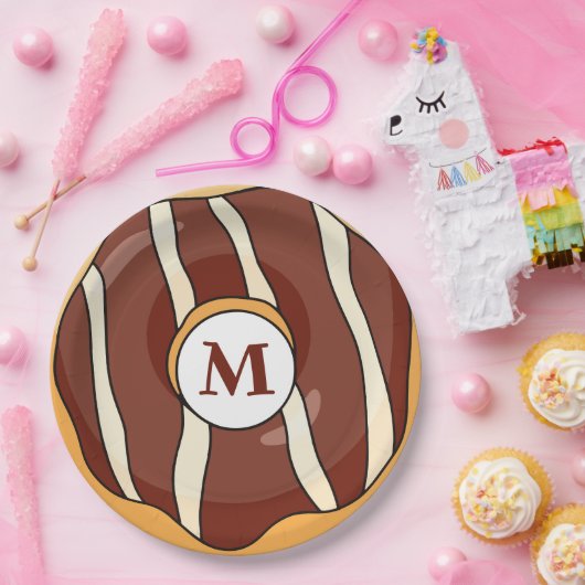 Donutbord Papieren Bordje (Feest)