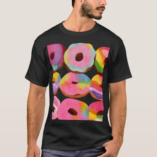 Donutliefhebber T-shirt (Voorkant)