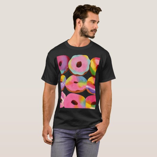 Donutliefhebber T-shirt (Voorkant volledig)