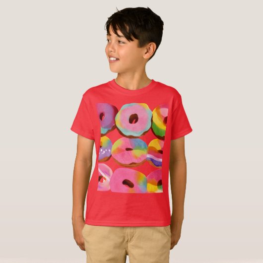 Donutliefhebber T-shirt (Voorkant volledig)